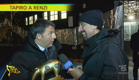 Tapiro d'oro a Matteo Renzi