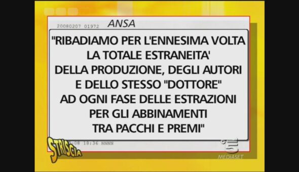 Dubbi sull'estraneità della produzione all'abbinamento dei pacchi