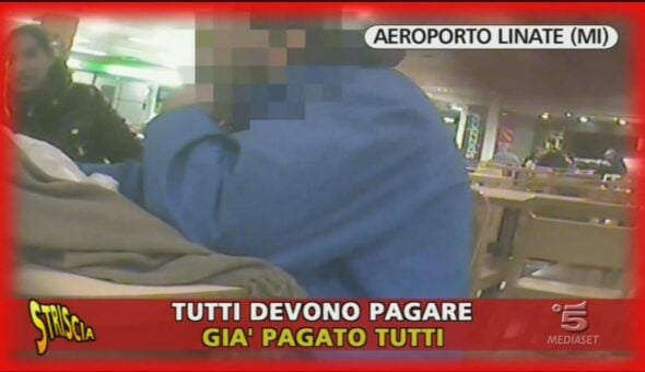 Pizzo ai senzatetto per dormire a Linate