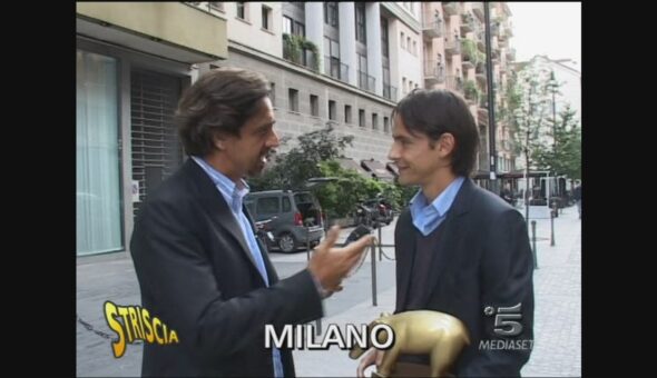 Tapiro a Pippo Inzaghi