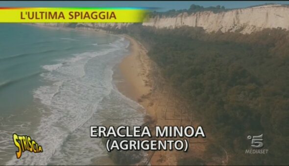Agrigento, erosione marina a Eraclea Minoa