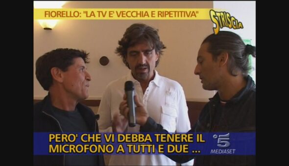 Staffelli incontra Fiorello e Morandi