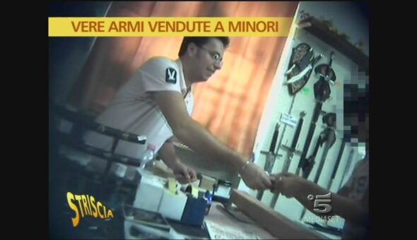 Vendita armi ai minori