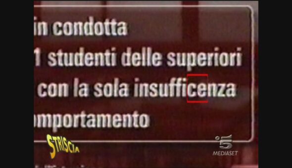 Insufficienza a scuola