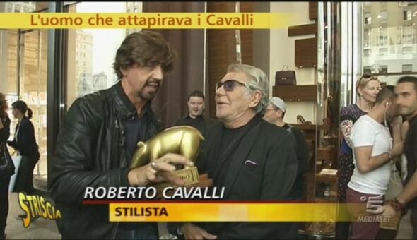 Tapiro d'oro a Roberto Cavalli