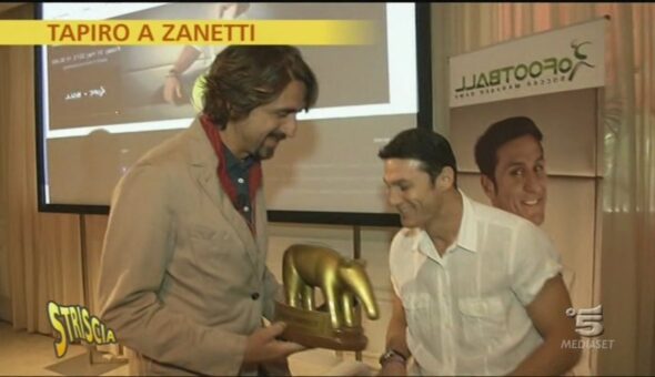 Tapiro d'oro a Javier Zanetti