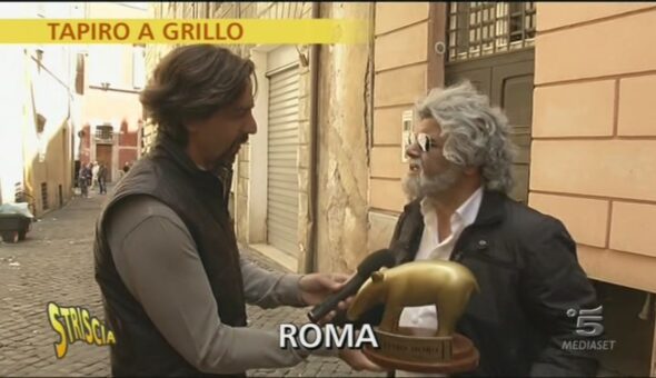 Tapiro d'oro a Beppe Grillo