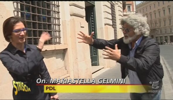 Lo scatenato Beppe Grillo