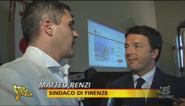 Tapiro (in bianco) a Matteo Renzi - versione integrale