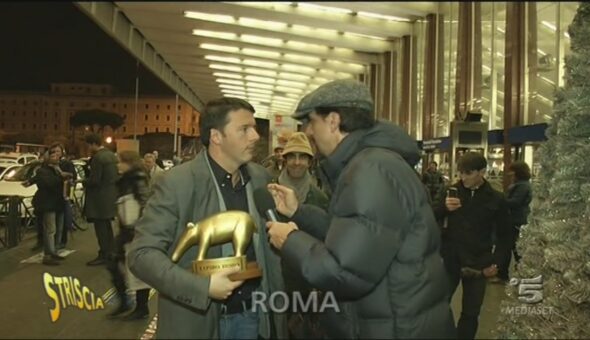 Tapiro d'oro a Matteo Renzi