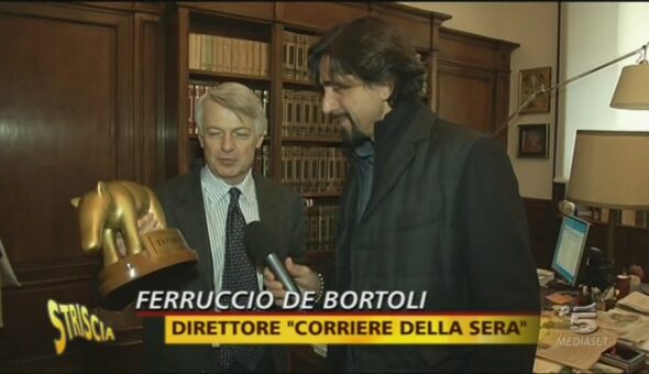 Tapiro a Ferruccio De Bortoli