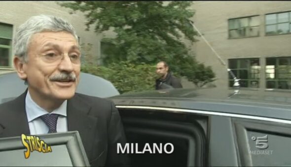 Tapiro a Massimo D'Alema