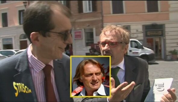 Dario Ballantini nei panni di Bobo Maroni