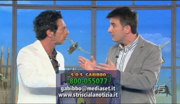 Ingresso in studio di Ficarra e Picone