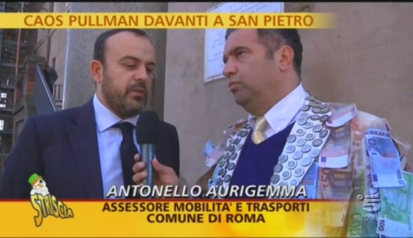 Caos pullman a San Pietro