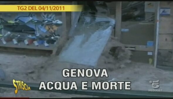 I Tg e l'alluvione di Genova