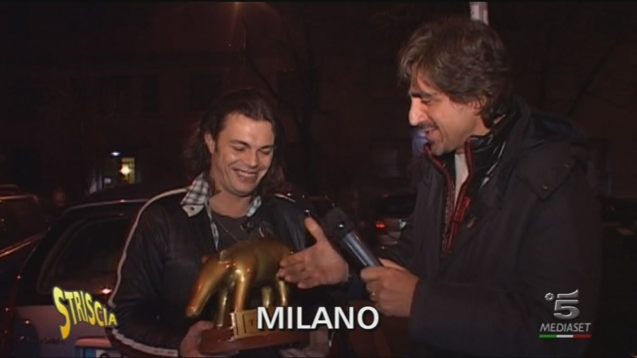 Tapiro d’oro a Gianluca Grignani