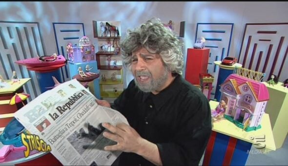 Beppe Grillo Vs. Natalia Aspesi