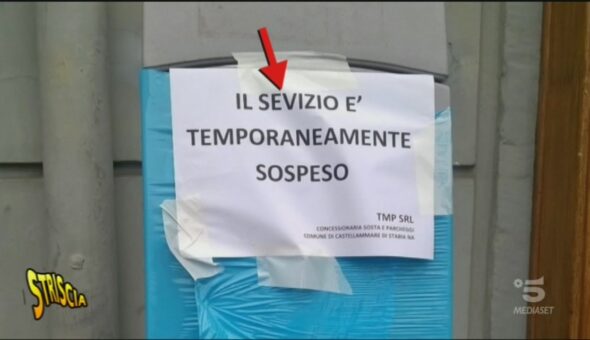 Striscia il cartellone