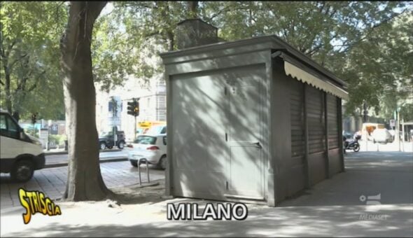 Chiosco chiuso a Milano