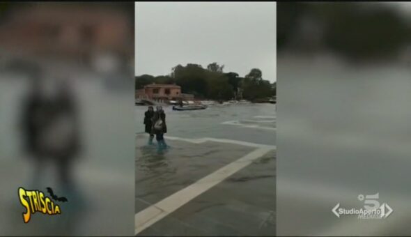 L'acqua alta a Venezia