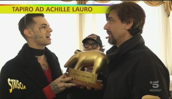 Tapiro d'Oro ad Achille Lauro