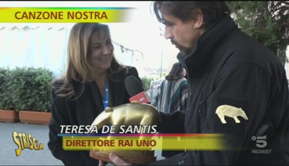 Tapiro d'oro a Teresa De Santis