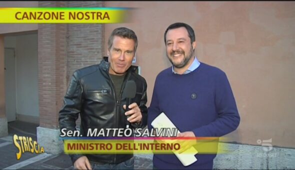 Jimmy Ghione intervista Matteo Salvini