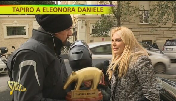 Tapiro d'oro a Eleonora Daniele per Achille Lauro