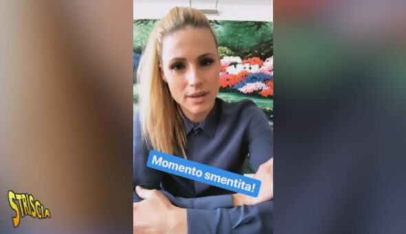 Michelle Hunziker smentisce la fake news su Adriano Celentano