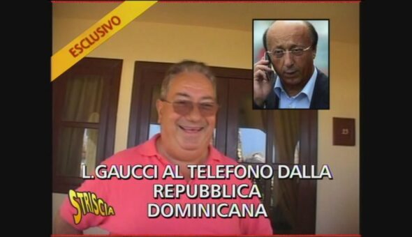 Gaucci al telefono