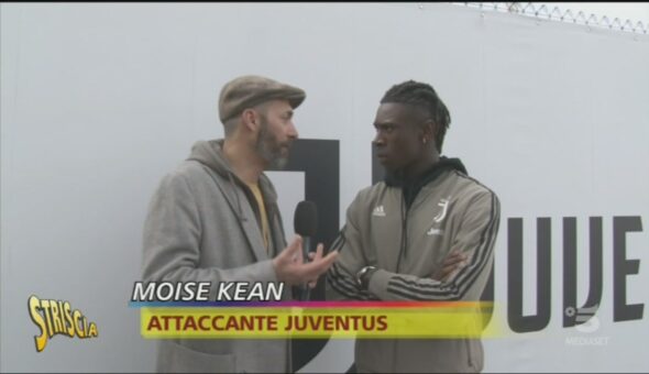 Moise Kean alla guida sui social