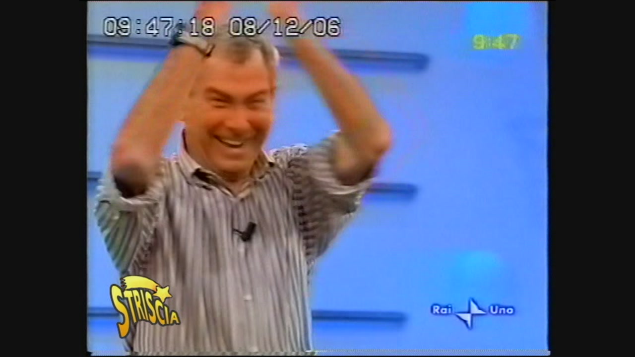 Giurato addestra il cane Striscia la notizia