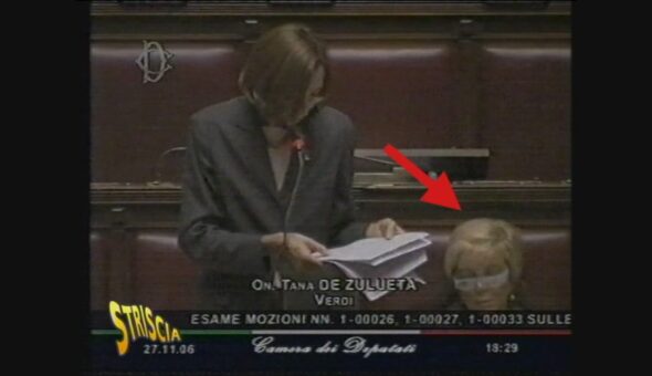 Siparietto in Parlamento