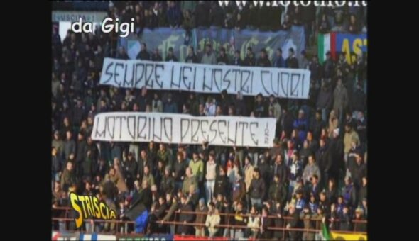 Striscia lo striscione pre campionato