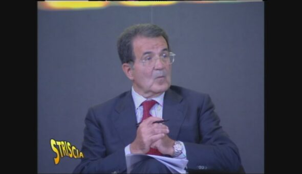 Prodi ad un comizio