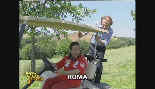Luca Luca e Jean Todt giocano a golf