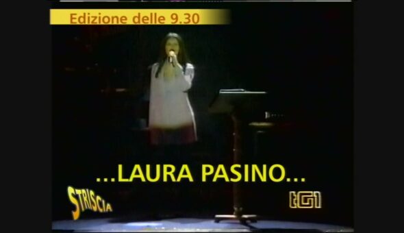 Laura Pausini al Tg1