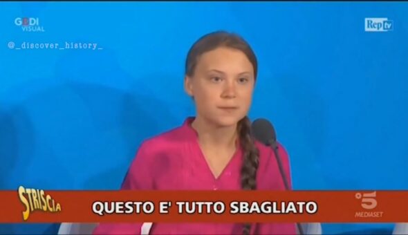 Greta Thunberg in rete