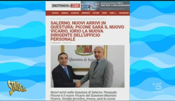 Ficarra e Picone in questura