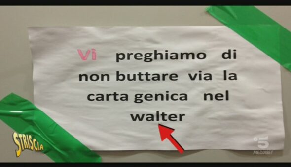 Striscia il cartellone