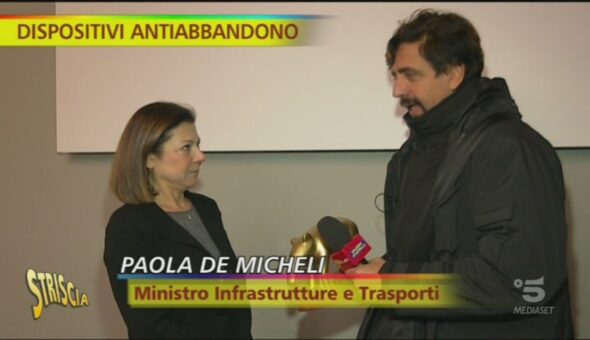 Tapiro d'oro al Ministro De Micheli