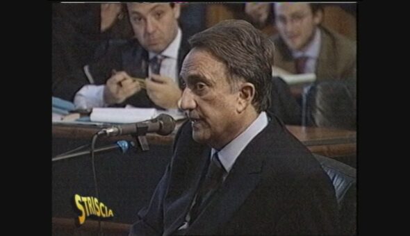Emilio Fede in tribunale