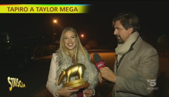 Tapiro d'oro a Taylor Mega