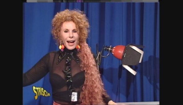 Ornella Vanoni gira le letterine a Striscia la Berisha