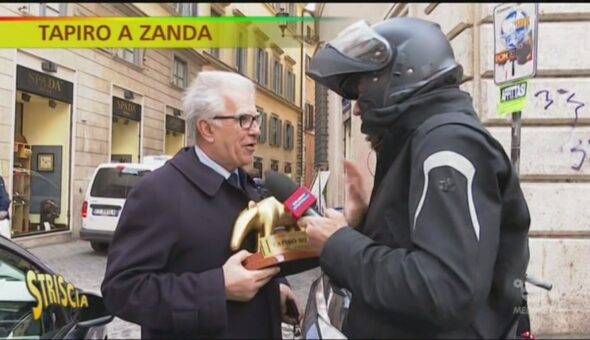 Tapiro d'oro a Luigi Zanda