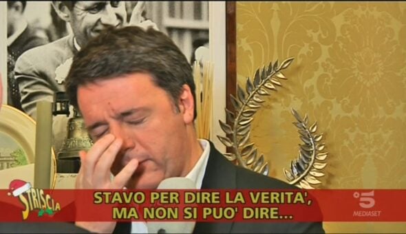 Il fuorionda (stavolta vero) di Renzi