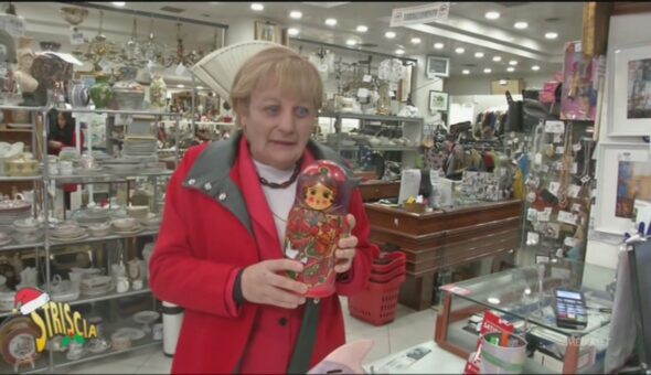Angela Merkel a Roma
