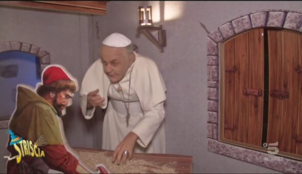 Papa Francesco smonta il Presepe