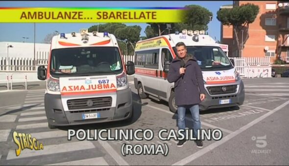 Ambulanze bloccate e sbarellate